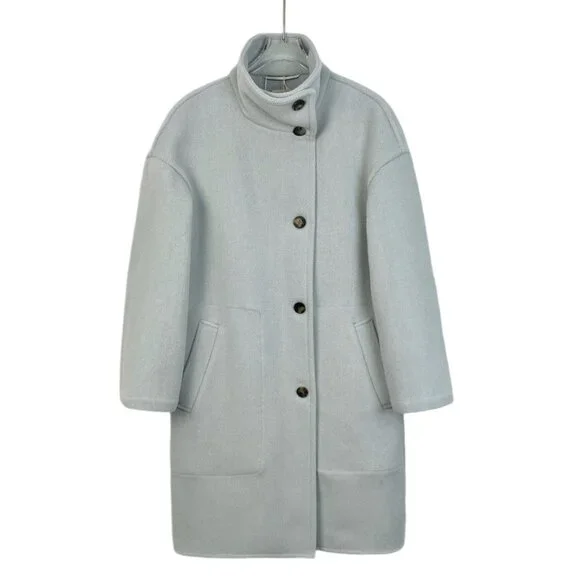 HERMES woolコート HERMES - 極美品 エルメス HERMES コート トレンチコート ウール